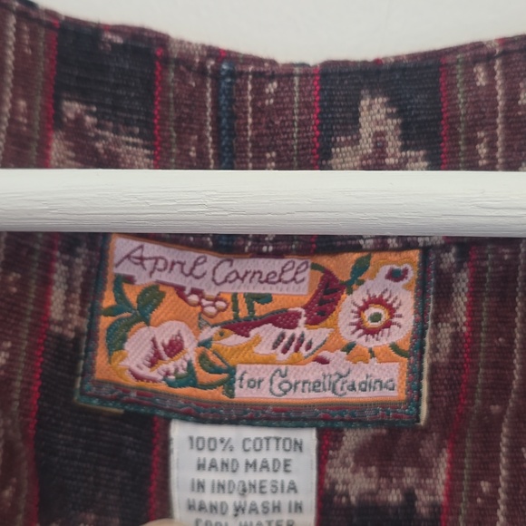 Vintage April Cornell Cottagecore 100% Cotton Dress - Picture 4 of 10